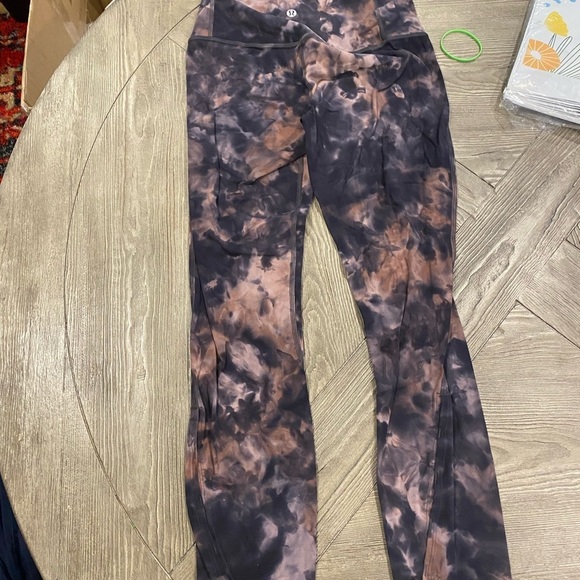 Lululemon Align High-Rise Pant Diamond Dye Seashell Smoky Topaz Graphite Grey 4 - Picture 4 of 6